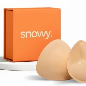 Snowy. Seamless Bra Inserts - Size F